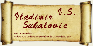 Vladimir Šukalović vizit kartica